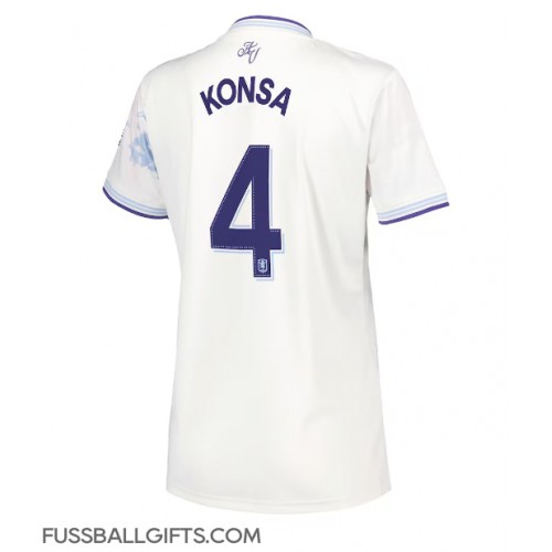 Aston Villa Ezri Konsa #4 Fußballbekleidung 3rd trikot Damen 2025-26 Kurzarm